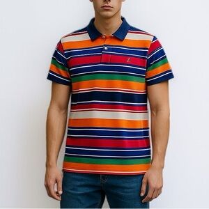 Vintage Polo by Ralph Lauren Multi-Stripes Polo | Size M